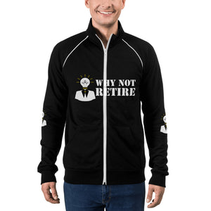 Why Not Retire Piped Fleece Jacket - JTApparel