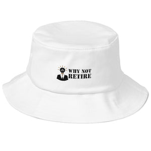 Why Not Retire Old School Bucket Hat - JTApparel