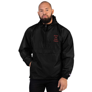 Focus On Your Vision Embroidered Men's Champion Packable Jacket