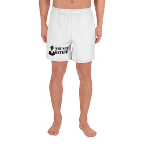 Why Not Retire All-Over Print Men's Athletic Long Shorts - JTApparel