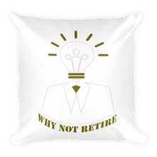 Why Not Retire/ Joseph's Thoughts Logo Pillow - JTApparel